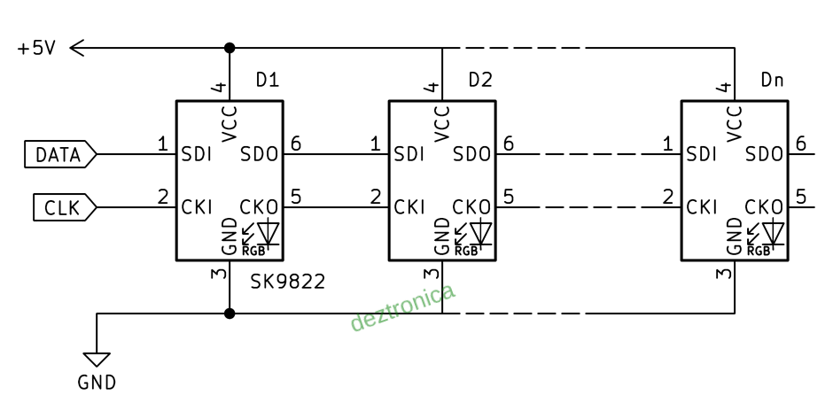 SK9822 connection
